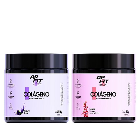 Combo Colágeno Hidrolisado – Uva e Frutas Vermelhas