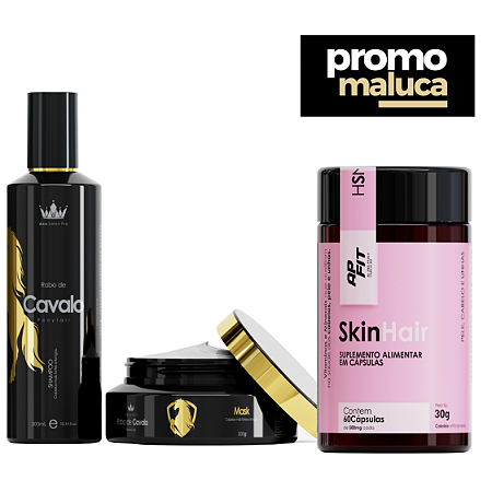 Rabo de Cavalo Home Care + SkinHair – Suplemento Alimentar em Cápsulas