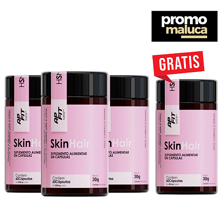 Combo (03) SkinHair - Pele Cabelo e Unhas + (01) Grátis.