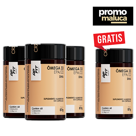 Combo (03) Ômega 3 + (01) Grátis.