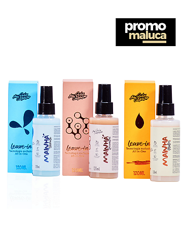 Combo Leave-Ins Mainha Reconstrói, Nutre e Hidrata
