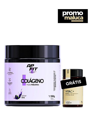 Colágeno Hidrolisado – Sabor Uva + Grátis Vita C+