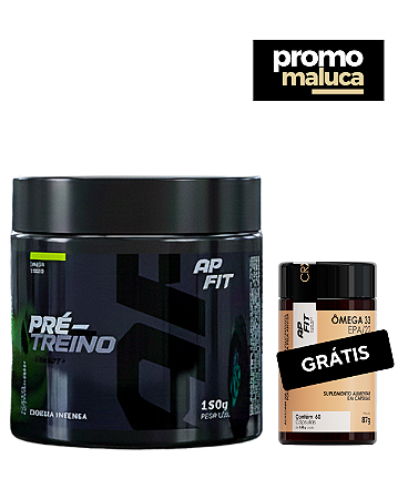 Pré-Treino APFIT – Sabor Limão + Grátis ômega-3