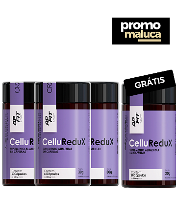 Combo (03) CelluRedux + (01) Grátis.