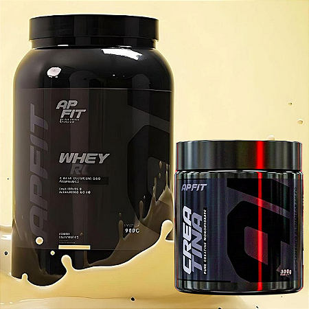 Combo Massa e Definição Whey Protein APFIT – Sabor Baunilha + Creatina
