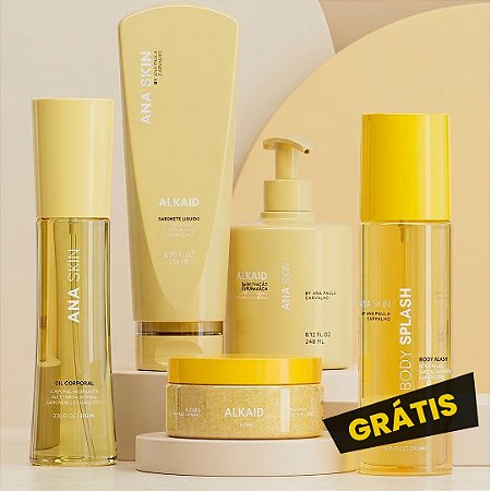 Combo Corporal Ana 02 - Grátis Body Splash Alkaid