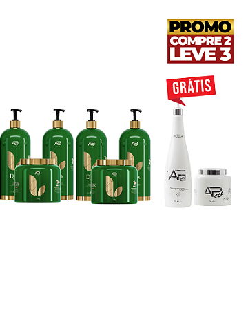 Compre 2 Dtox Profissional 3 Passos, Ganhe Papoco de Liso Grátis