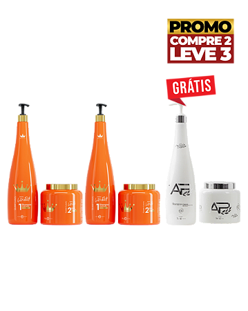 Compre 2 Rainha Luxury Pro, Ganhe 1 Papoco de Liso Pro Grátis.