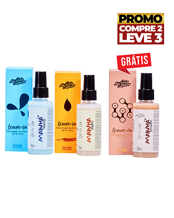 Compre Leave-Ins Mainha Nutre e Hidrata - Ganhe 01 Leave-Ins Mainha Reconstrói
