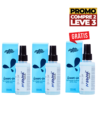 Compre 02 Leave-In Mainha Hidrata - Ganhe 01 Leave-In Mainha Hidrata