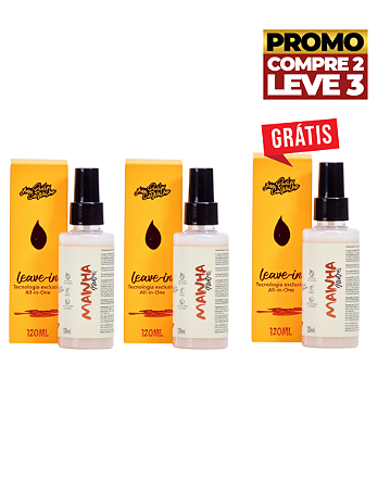 Compre 02 Leave-In Mainha Nutre - Ganhe 01 Leave-In Mainha Nutre Grátis