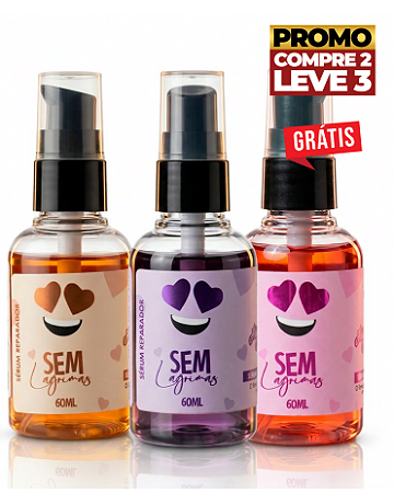 Compre 01 Sem Lágrimas -Semente de Uva , 01 Óleo de Oliva- Ganhe 01 Sérum Reparador Grátis