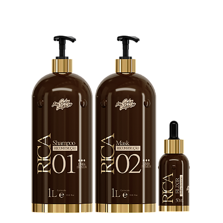 RICA PREMIUM - Reconstrução capilar + Elixir Rica