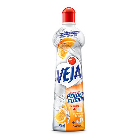 Limpador Multiuso Veja Power Fusion Laranja 500ml