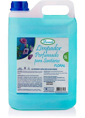 Limpador Perfumado Para Sanitários Lavanda Duvali 5 L