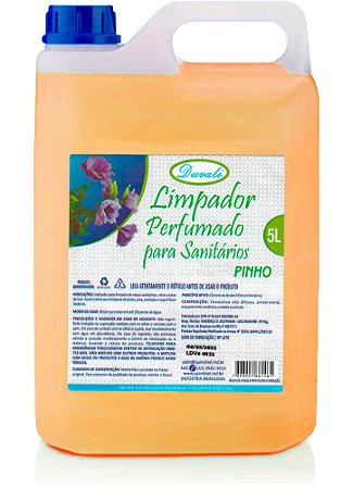 Limpador Perfumado Para Sanitários Pinho Duvali 5L