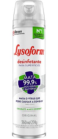 Desinfetante Aerossol Original Lysoform 360ml