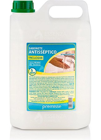 Sabonete Líquido Antisséptico Triclosan 0,5% Premisse 5L