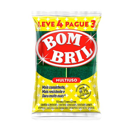 Esponja Multiuso Bombril 4un