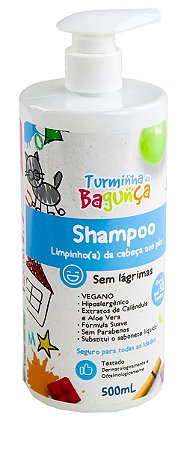 Shampoo Hipoalergênico Turminha da Bagunça 500ml