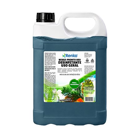 Desinfetante Renko Mirax Pronto Uso Pinho Amazonian 5L