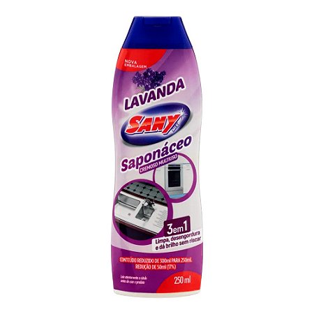 Saponáceo Cremoso Multiuso Sany Lavanda 250ml