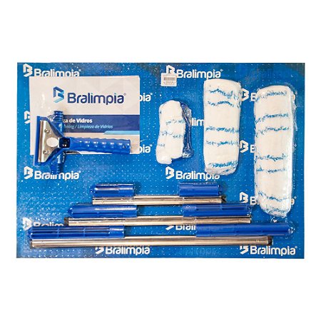 Kit Limpa Vidros Combinado CB234 Bralimpia