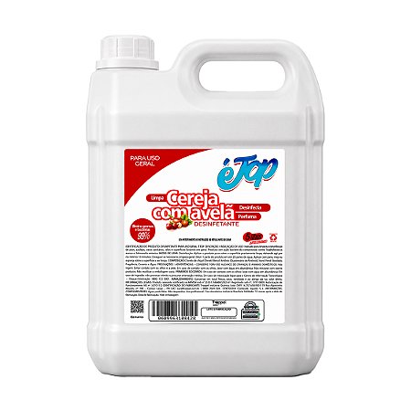 Desinfetante É Top Cereja com Avelã 5L