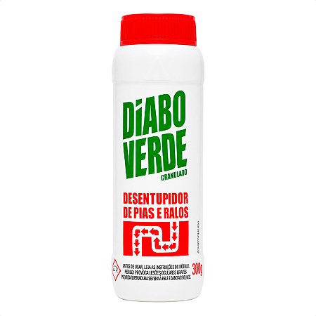 Desentupidor Granulado Diabo Verde 300g