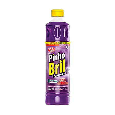 Desinfetante Pinho Bril Campos de Lavanda Promo 500ml
