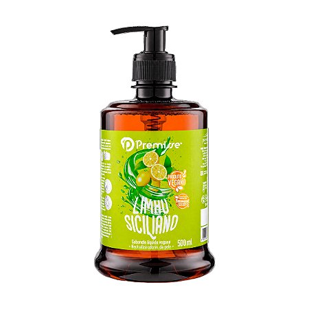 Sabonete Líquido Vegano Premisse Limão Siciliano 500ml