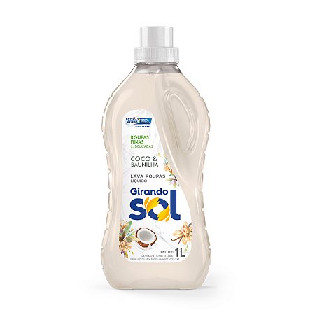 Lava Roupas Girando Sol Coco e Baunilha 1L