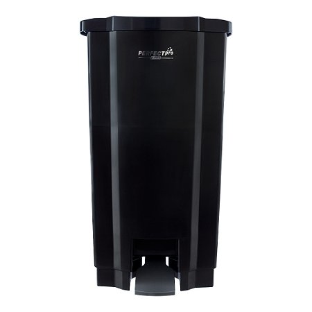 Lixeira Perfect com Pedal Preta 100L