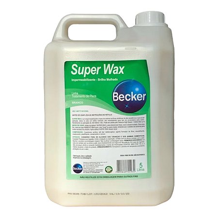 Cera Impermeabilizante Becker Super Wax 5L