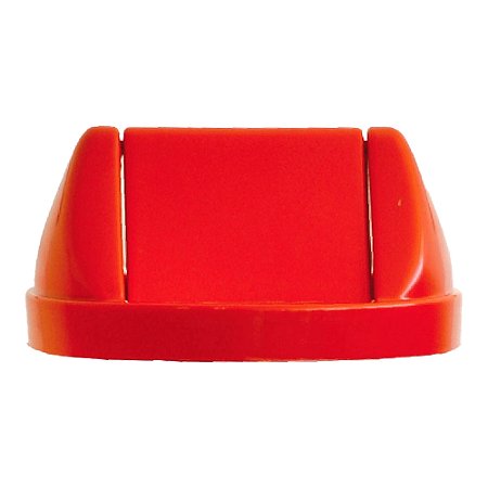 Tampa Basculante para Lixeira Bralimpia Vermelha 14L e 23L