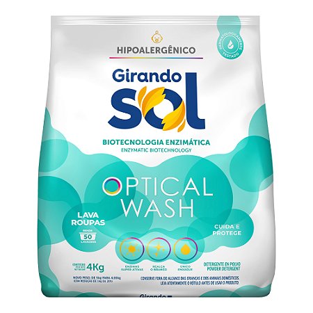 Sabão em Pó Girando Sol Hipoalergênico 4Kg