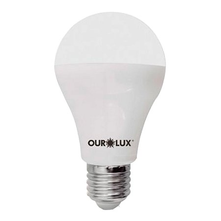 Lampada LED Ourolux 9W Branco Frio 6500K Bivolt