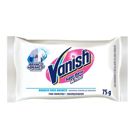 Sabão em Barra Vanish White 75g