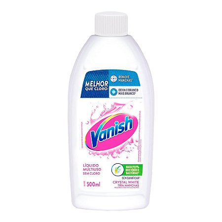 Tira Manchas Líquido Vanish Crystal White 500ml