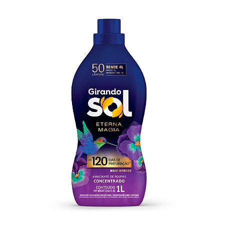 Amaciante Concentrado Girando Sol Eterna Magia 1L