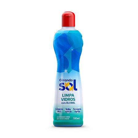 Limpa Vidros com Álcool Girando Sol 500ml