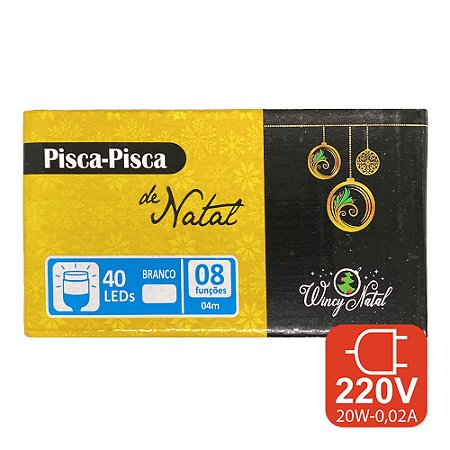 Pisca Pisca LED Branco Frio Wincy Natal 220v 4m