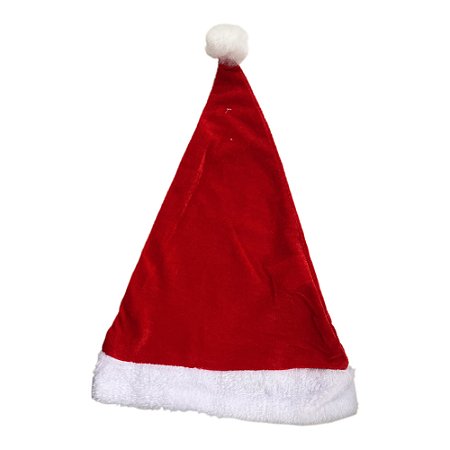 Gorro Natalino Vermelho de Veludo