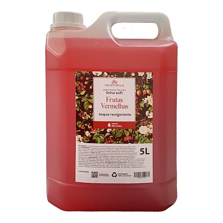 Sabonete Líquido Frutas Vermelhas Soft Vis Naturalis 5L