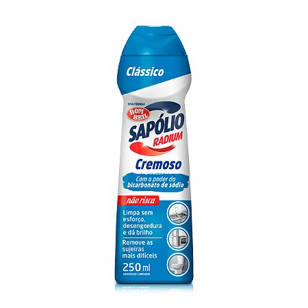 Saponáceo Cremoso Sapólio Radium Clássico 250ml