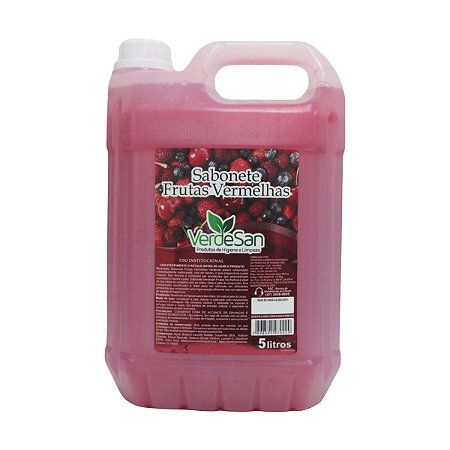 Sabonete Líquido Frutas Vermelhas Verdesan 5L
