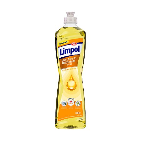 Detergente Gel Concentrado Limpol Neutro 400g