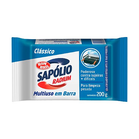 Saponáceo Barra Sapólio Radium Clássico 200g