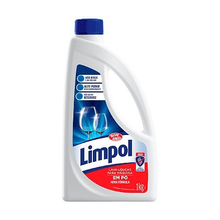 Detergente Máquina Lava Louças em Pó Limpol 1Kg