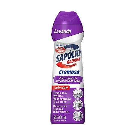Saponáceo Cremoso Sapólio Radium Lavanda 250ml